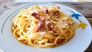 Kako se prave Špageti Carbonara  Savršen ručak [upl. by Conrado]