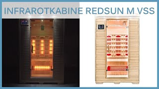 Infrarotkabine Testsieger  Sauna Redsun M mit Vollspektrumstrahler [upl. by Viviene287]