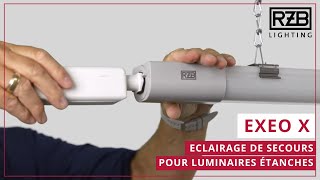 EXEO X Installation  Eclairage de secours pour luminaires étanches [upl. by Eirrehs318]