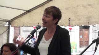 Caroline Lucas speaks at the Peoples Assembly Climate Crisis amp Green jobs [upl. by Pihc360]