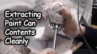 How to Cleanly Puncture and Extract Contents of a Spray Can [upl. by Normy]