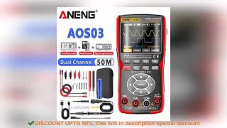 ✔️ANENG AOS03 Oscilloscope Multimeter Signal Generator Wavefor [upl. by Ettereve]