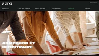 Comment faire une demande dadmission au Collège La Cité [upl. by Harbot]