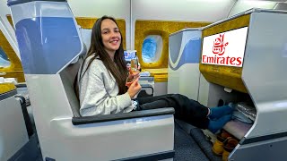 Is Emirates A380 Business Class Worth It Full Review [upl. by Ahsinal856]