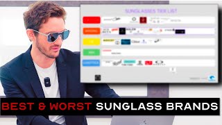 The Sunglasses Tier List  BEST Brands of 2024 RATED [upl. by Marlane]