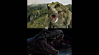 Speckles VS Rexy specklesthetarbosaurus jurassicworlddominion dinosaur [upl. by Ameluz]