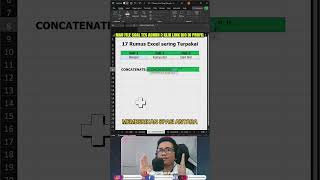Jangan Digabungin Satu Satu Ya Pakai Rumus Aja concatenate tutorialexcel excel belajarexcel [upl. by Anig]