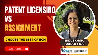 Patent Licensing Vs Assignment patent licensing [upl. by Nyliram]