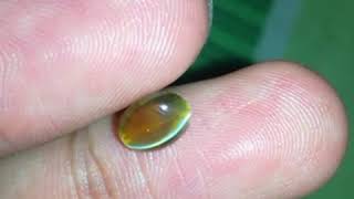 Natural Chrysoberyl cats eye 182ct srilanka ceylon Greenishbrown very clean [upl. by Campy]