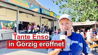 Einkaufen in Görzig  Tante EnsoLaden eröffnet [upl. by Acirema970]