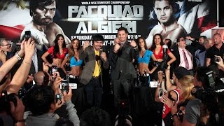 The Full PacquiaoAlgieri Press Conference in New York City [upl. by Beard]