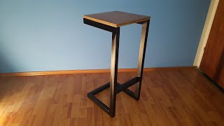 DIY industrial bar stool plans [upl. by Rebmac]