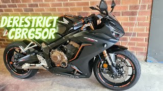 Derestrict CBR650R [upl. by Babette]