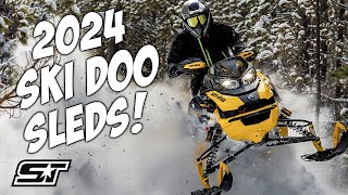 2024 Ski Doo Snowmobiles  So Much New Stuff [upl. by Tizes454]