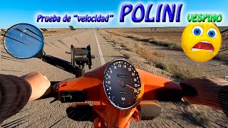 Prueba de velocidad Vespino variador Polini [upl. by Nillor]