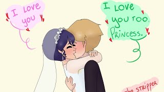 Wedding Marichat Miraculous Ladybug Comic Dub [upl. by Simons]