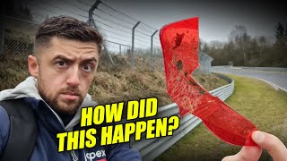 Crash Scene Investigation First Nürburgring Lap of 2022 [upl. by Adlesirk595]