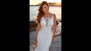 Eddy K Wedding Dress Style Yvette  DR2308  Dreams 2023 [upl. by Auqinahc]