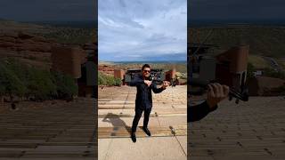 Grabando en el Majestuoso Red Rocks de Denver Col ioshuaviolin violincover redrocks [upl. by Nadiya]