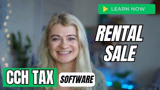 How to record Sale of Asset in CCH Access Tax Software Sale of Rental [upl. by Jessey147]