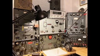 CQ WW CW 160m Contest 2021 DL1FY 30WSa Mittelwellenempfänger c MwEC WW2 Radio CW QSO Morse [upl. by Leunamne]