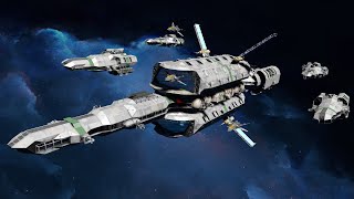 LIM Constellation Aries  Light Carrier  Space Engineers Ship Review [upl. by Dibrin]