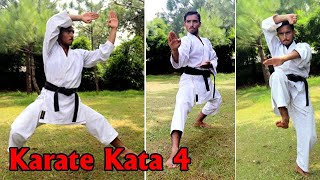 Shotokan Karate Kata Heian Yondan full tutorial step by step in Hindi  heian yondan kata shotokan [upl. by Gnaoh965]