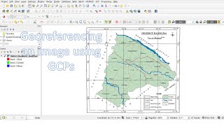 QGIS Series 5 Georeferencing using GCPs in QGISGeoreferencing Topo MapEnable Georeference tool [upl. by Atteve]