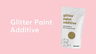 How to Use Hemway Glitter Paint Additive [upl. by Becky557]