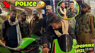 MLA Mehraj Malik Ne Apni Superbike Seized Kerdi 🥺 police Walo Ne Bike Le Li 😓😥 [upl. by Uba93]