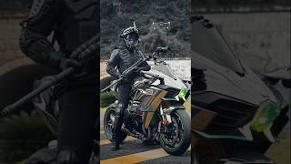 Kawasaki h2r Modifide😱👿 kawasaki rider shorts [upl. by Ignatius74]