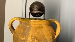 Ancient Weapon  Firepot Grenade late 1600’s [upl. by Nylaf]