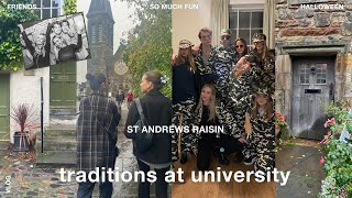 a week at the university of st andrews  raisin hazing and halloween [upl. by Joiner]