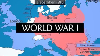 World War I  Summary on a Map [upl. by Justis966]