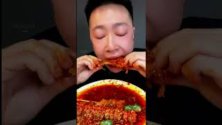 Spicy Sea food mukbang shorts fasteating eatingsounds eatingspicyfood decenteats [upl. by Isia14]