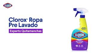 ¡Con Clorox® Ropa Pre Lavado quítale el protagonismo a las manchas [upl. by Ylicec]