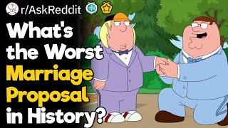 Whats the Worst Marriage Proposal in History [upl. by Baumbaugh]