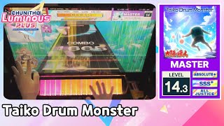 CHUNITHM Taiko Drum Monster MASTER ALL JUSTICE [upl. by Barra]