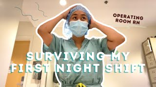 My First Night Shift  Operating Room Nurse  Surgical Nurse [upl. by Lledualc]