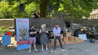 Rum And Coca Cola Remastered  Live Performance at Haworth 1940s Weekend [upl. by Melody]