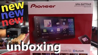 NEW PIONEER SPHDA77DAB UNBOXING AND POWER UP [upl. by Jestude693]