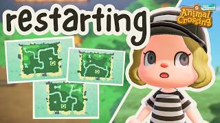 STARTING a NEW Animal Crossing Island 🌳 [upl. by Vyky]