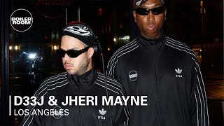 D33J amp JHERI MAYNE  Boiler Room x Adidas Los Angeles [upl. by Braun]