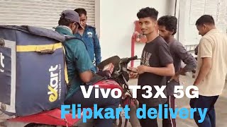 Vivo T3X 5G Flipkart home delivery Unboxing mobile 😱😱 [upl. by Mansfield202]