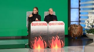 Jennifer Lopez Answers Ellens Burning Questions [upl. by Ress]