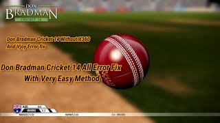 How to play don bradman cricket 14 on pc without x360ce and vjoyEasy 100 working  By Hatrix Gaming [upl. by Selrac]