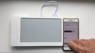 Waveshare IoT eink display test [upl. by Ailaza80]