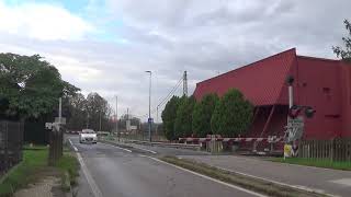 Passaggio a livello con semibarriere di Viale Amendola  Codigoro FE  Level Crossing [upl. by Arad]