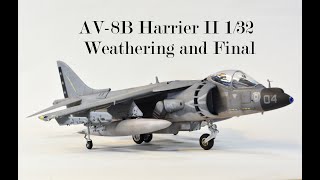 Mals Projects 5  Final AV8B Harrier II from Trumpeter in 132 [upl. by Mcgregor]