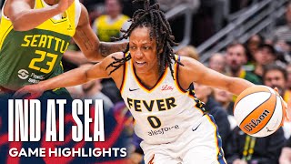 Indiana Fever Highlights at Seattle  May 22 2024 [upl. by Shaum]